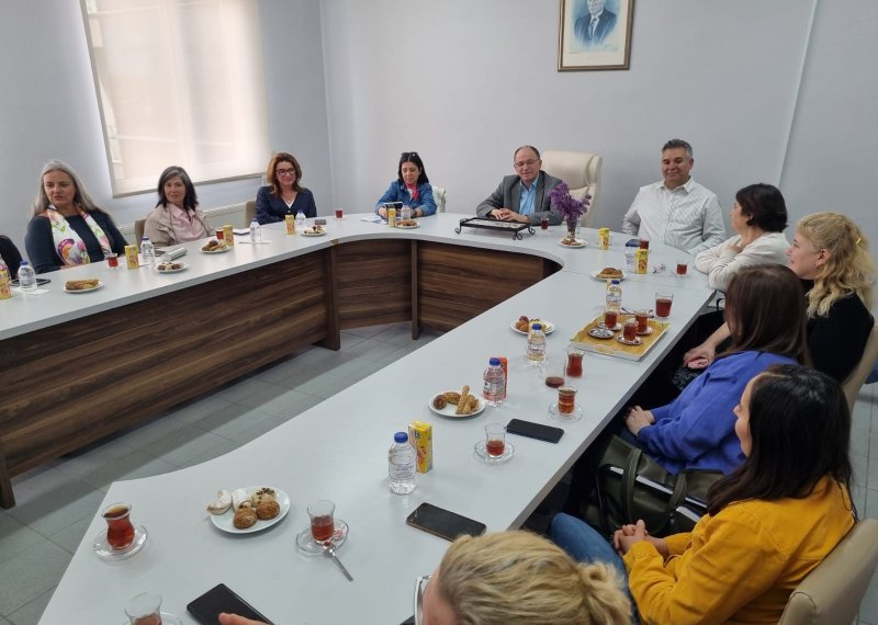 MUDANYA HALK EĞİTİMİ MERKEZİ\'NDE ERASMUS+HAREKETLİLİĞİ  