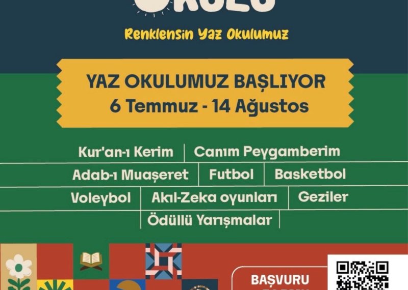 TÜGVA YAZ OKULU BAŞVURULARI BAŞLADI