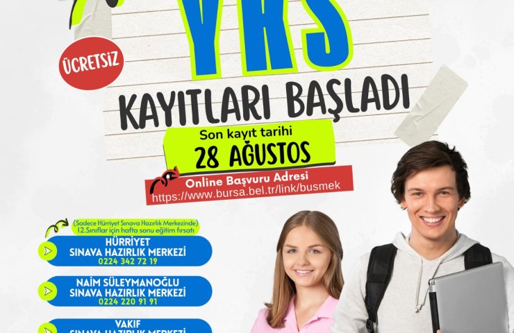 BÜYÜKŞEHİR YKS KURSLARI İÇİN KAYITLAR BAŞLADI