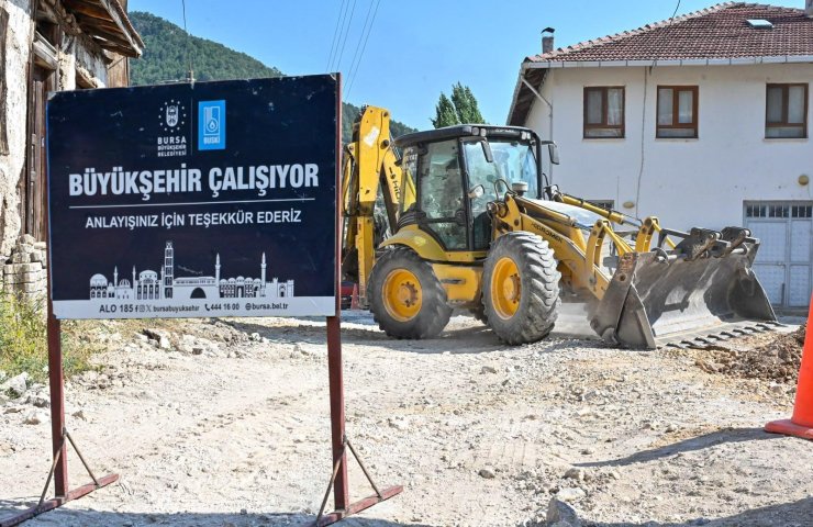 BURSA\'DA KIRSAL MAHALLELERİN ALTYAPISI GÜÇLENİYOR
