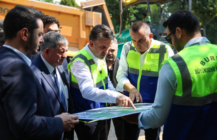 BÜYÜKŞEHİR PANAYIR\'DA ALTYAPI VE YOLLARI YENİLİYOR