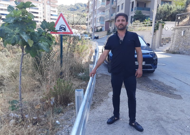 HALİTPAŞA MAHALLE MUHTARI BAŞARAN\'DAN HEM TEŞEKKÜR HEM BARİYER, İSTİNAT DUVARI VE AYDINLATMA TALEBİ 