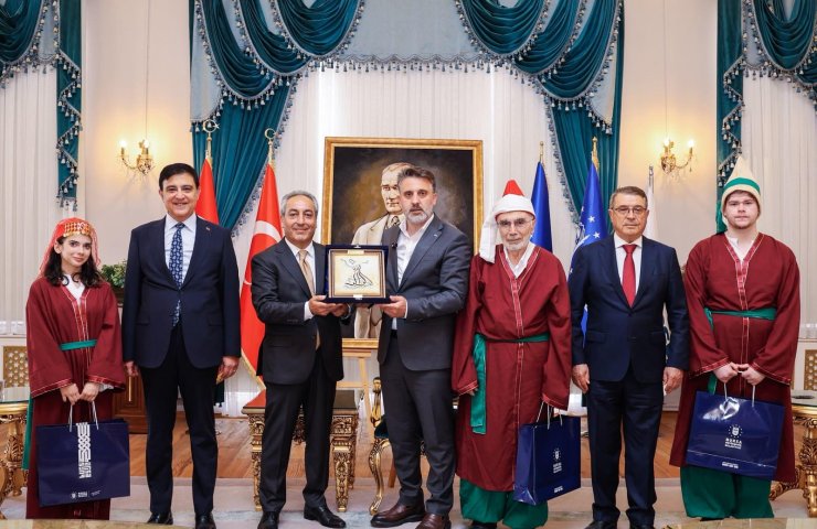 BAŞKAN VEKİLİ BİBA AHİLERİ AĞIRLADI