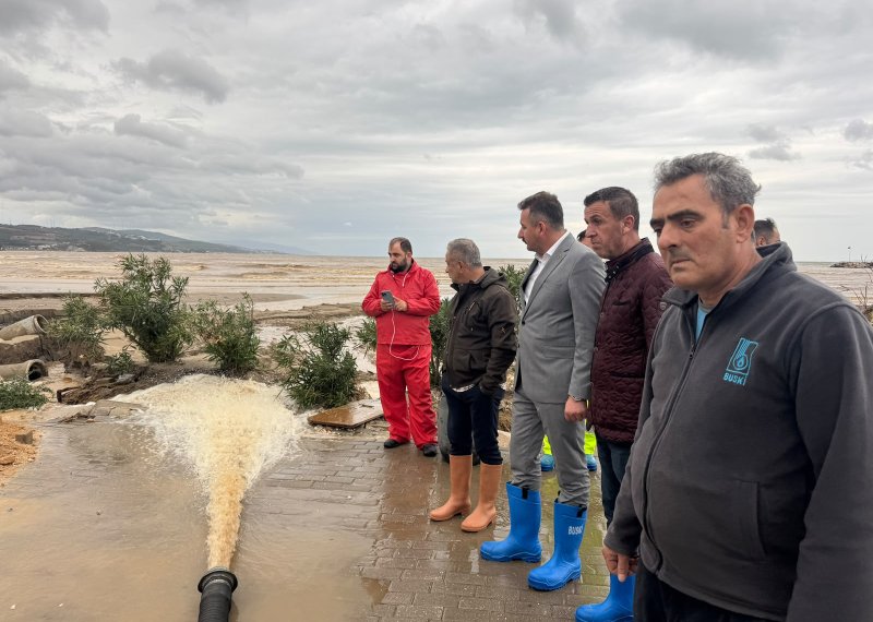 MUDANYA\'DA TAŞKIN SONRASI SEFERBERLİK