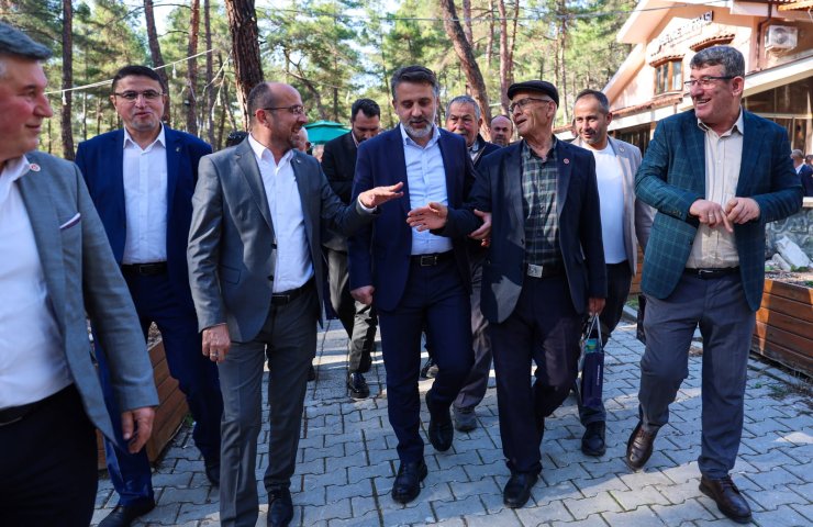 BAŞKAN VEKİLİ BİBA, ORHANELİ MUHTARLARIYLA İSTİŞARE ETTİ